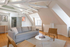 Unique Apartment w Exposed Beams Next to Tivoli